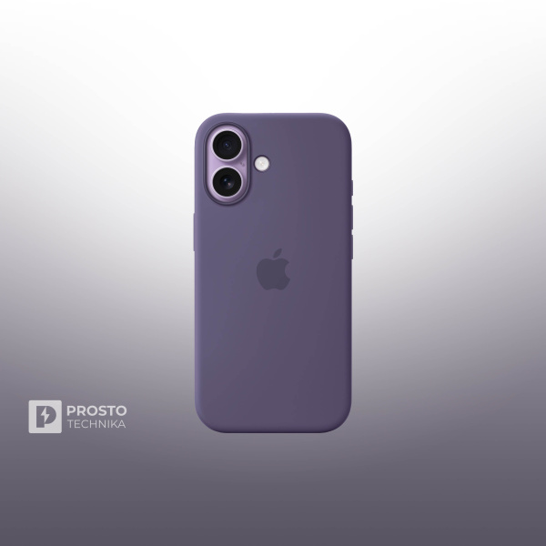 Чехол Apple iPhone 17 Silicone Case with MagSafe -Purple Fog